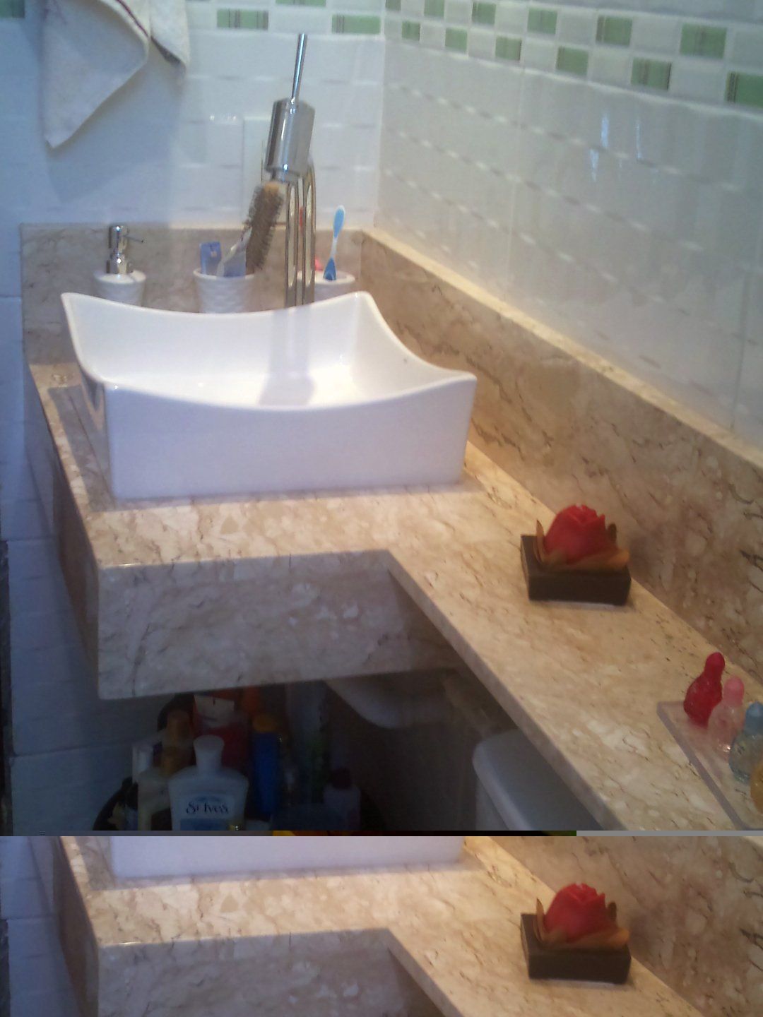 Lavatório em Granizo no Site da Marmoraria Dom Pedro