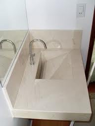 Lavatório em Mármore no Site da Marmoraria Dom Pedro