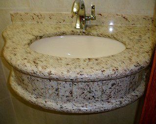 Lavatório em Granito no Site da Marmoraria Dom Pedro