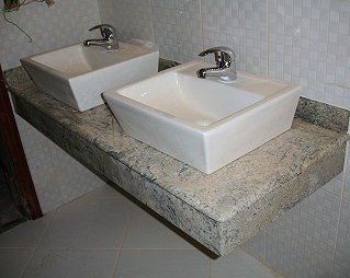 Lavatório em Granito no Site da Marmoraria Dom Pedro