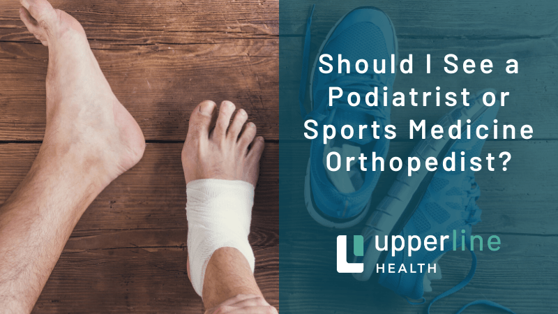 sports medicine orthopedist or podiatrist