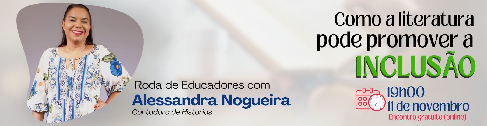 Banner para apresentação do evento 