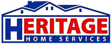 Logo of Heritage Home Services with a house graphic and the company name.