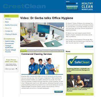 Commercial cleaning franchise recruitment website 1