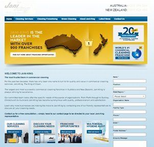 Commercial cleaning franchise recruitment website 6