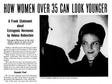 Famous Helena Rubenstein advertisement