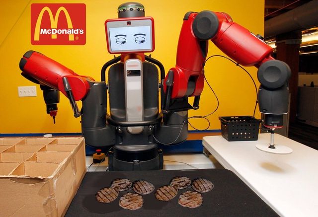 McDonalds food preparation robot