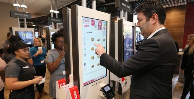 McDonalds is using kiosk ordering to reduce labour costs
