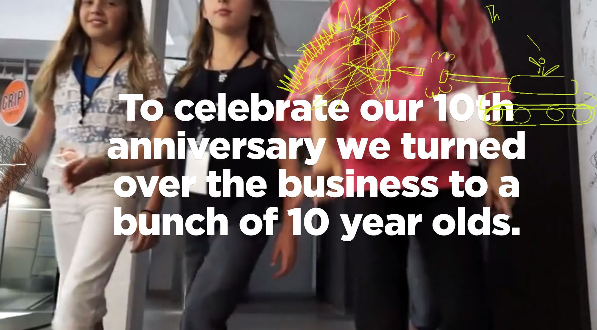 Would you turn your business over to children?