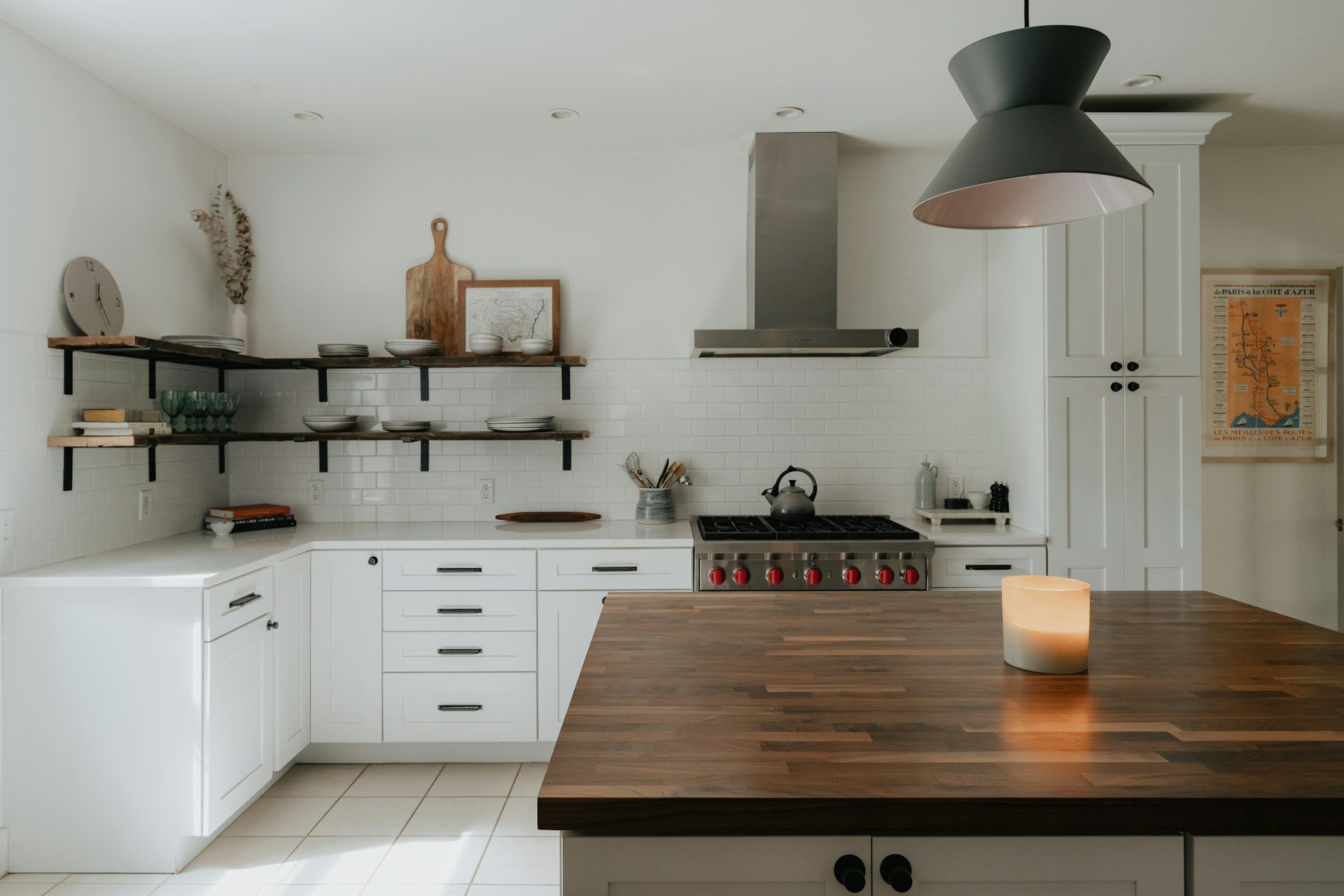 wood kitchen countertop