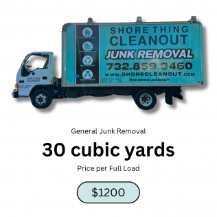 Junk removal truck with 