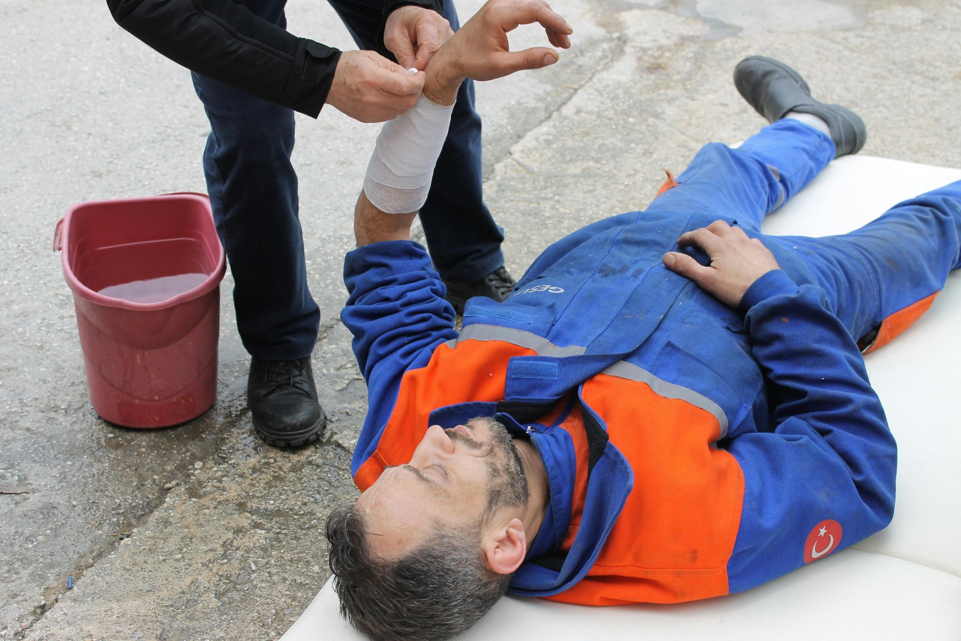 Injury while working