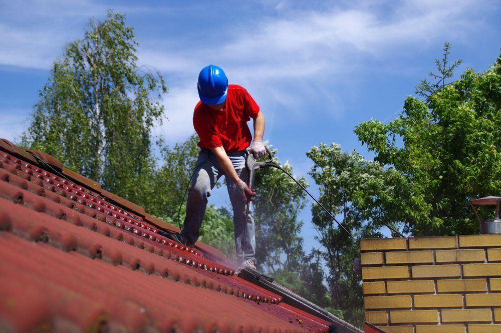Roof High Pressure Cleaning — Roof Painting in Old Bar, NSW