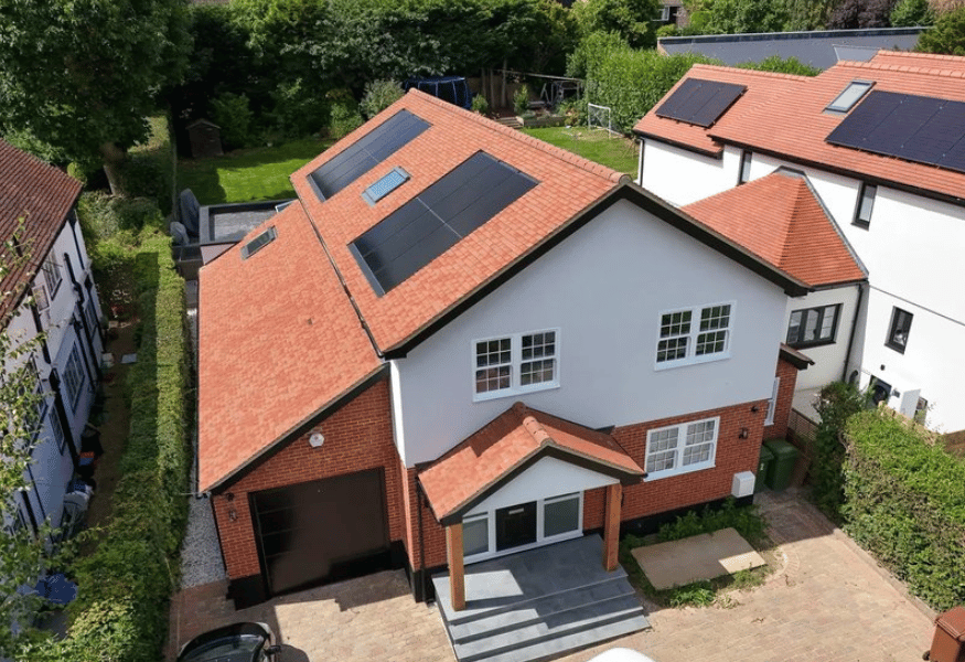 Businessman riding a rocket, calendar dates highlighted, purple accent.
