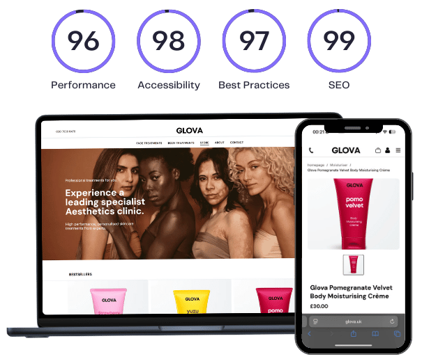 Logos of Klarna, AWS, and other business services are included.