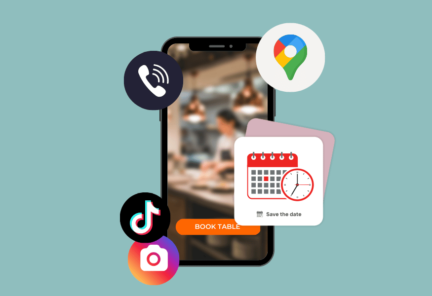 Page information details: logo, navigation links, call-to-action button, hero text, and background image details.