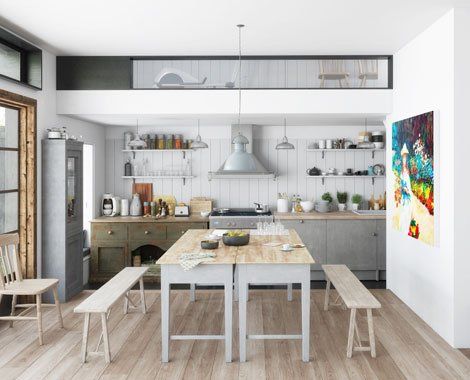 Interior Painting — Kitchen with White Paint in Omaha, NE