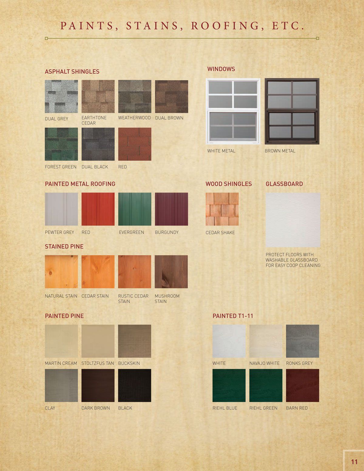 Paints, Stains, Roofing and Other Options — Burlington, NJ — The Shed Lot
