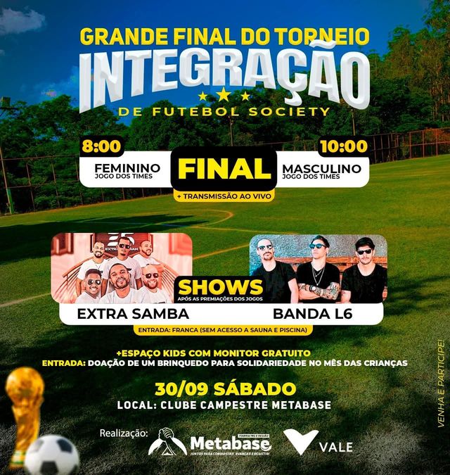 TORNEIO INTEGRAÇÃO - VALE E METABASE - CHEGA NA GRANDE FINAL