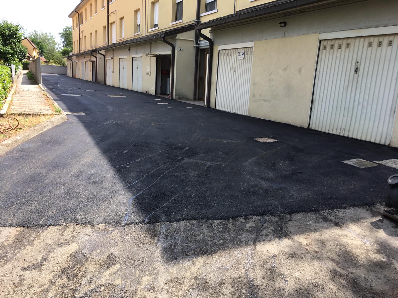 asfalto di garage condominiali