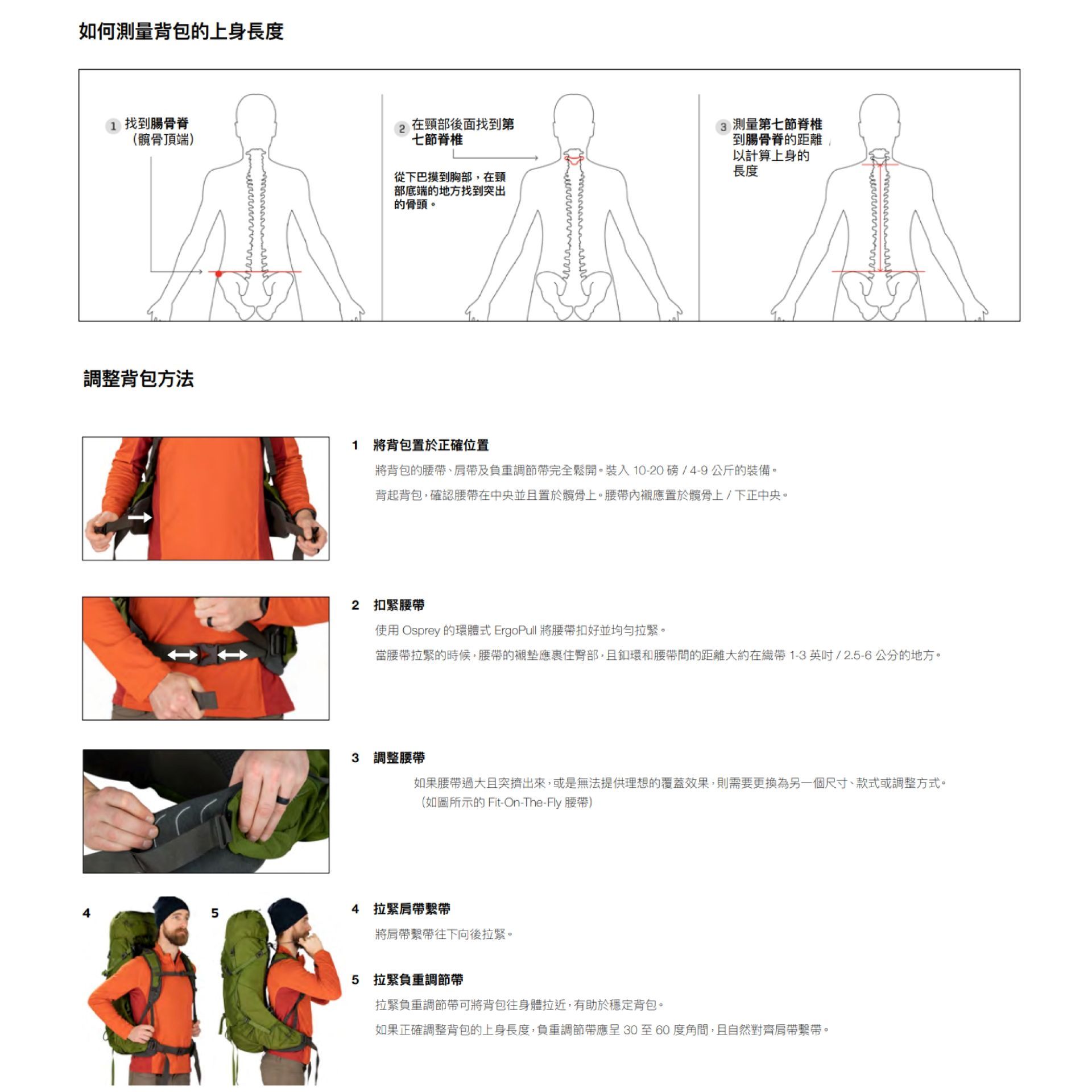 AETHER_ARIEL_如何測量背包的上身長度