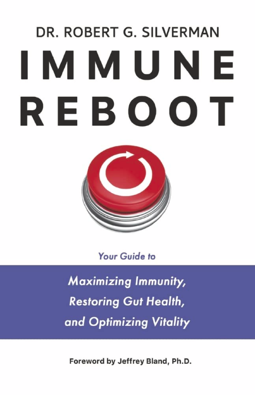 A book titled immune reboot by dr. robert g. silverman