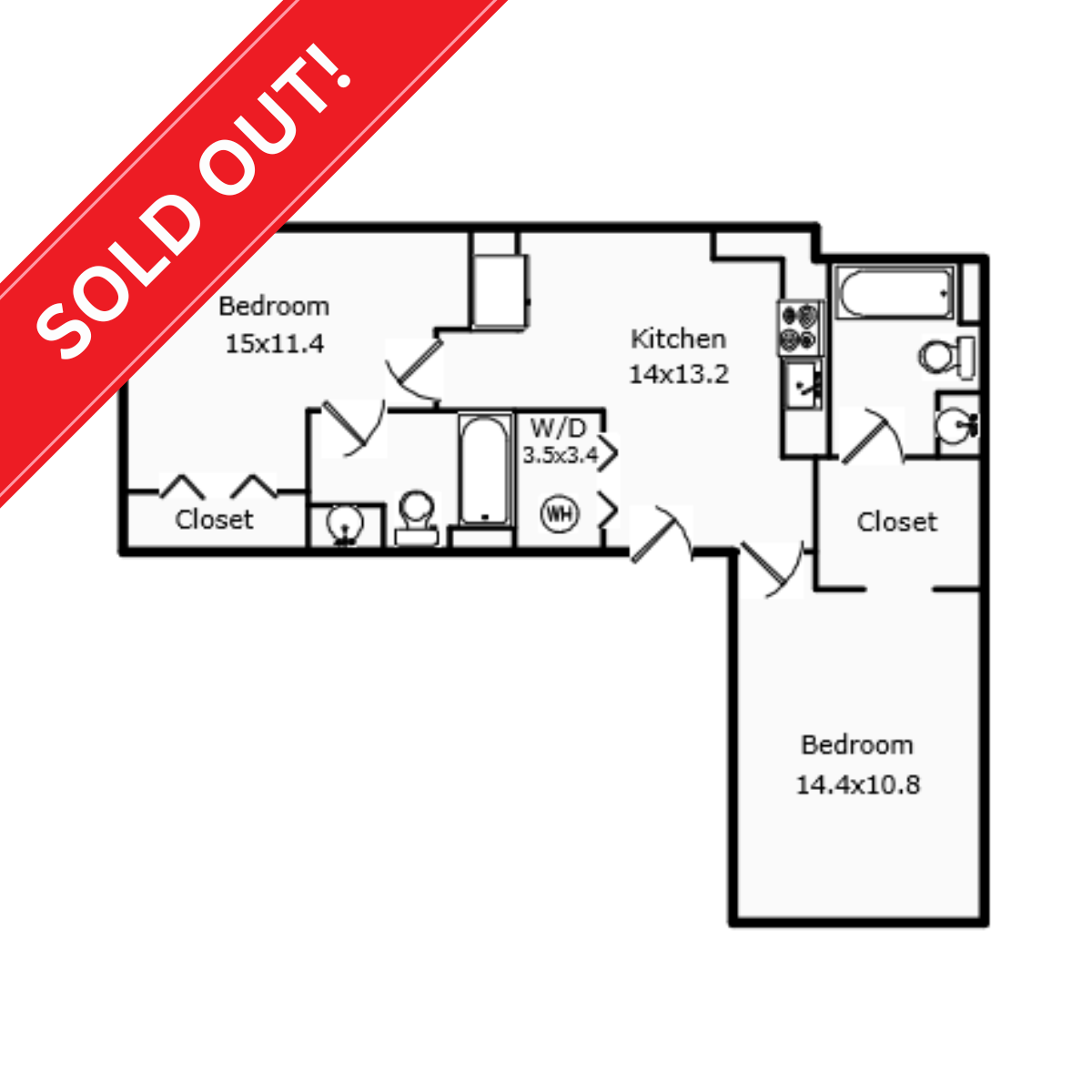 Atrium 2/2 SM3 Floorplan