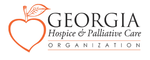 The logo for the georgia hospice and palliative care organization