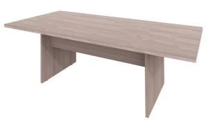 mesa de reunião com pés painel 