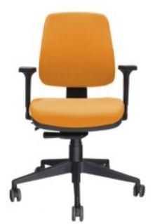 cadeira giratória laranja