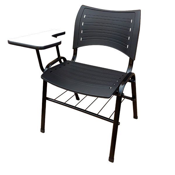 cadeira prisma universitária com prancheta e apoio