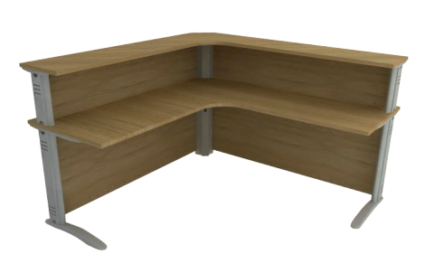 balcão de atendimento em L 