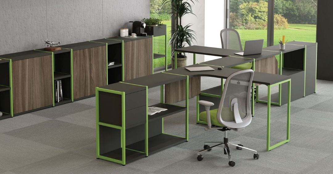 plataforma de trabalho verde