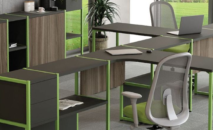 plataforma de trabalho verde