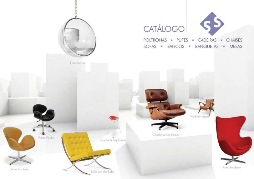 catálogo linha de poltronas