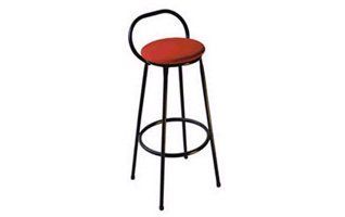 banqueta simples vermelha