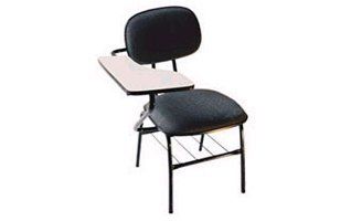 cadeira universitária com prancheta e apoio