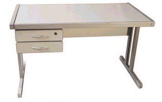 mesa com duas gavetas