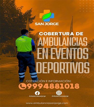 AMBULANCIAS SAN JORGE - AMBULANCIAS EN EVENTOS DEPORTIVOS