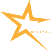 A yellow star with the words Limitless digital below it