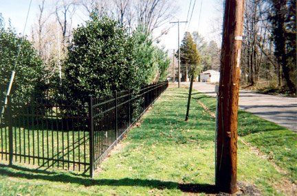 Aluminum Fence — Fredericksburg, VA — H & S Fencing and Landscaping Inc.