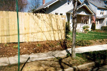 Residential Wood Fence — Fredericksburg, VA — H & S Fencing and Landscaping Inc.