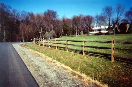 Rail Fence — Fredericksburg, VA — H & S Fencing and Landscaping Inc.