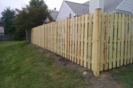 Shadow Box Fence — Fredericksburg, VA — H & S Fencing and Landscaping Inc.