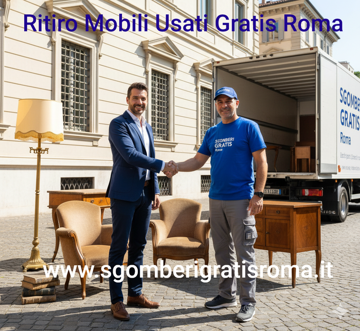 CLICCA E RICHIEDI VALUTAZIONE USATO! Sgomberi Gratis Roma - IT servizio fornito da HelpTraslochi roma-