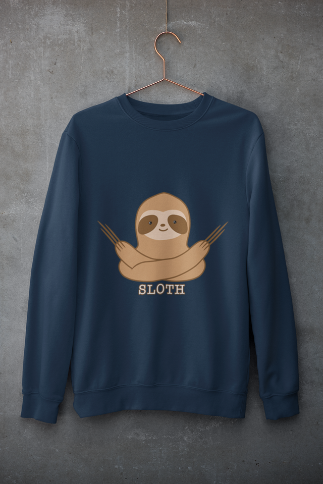 Sloth Crew Neck Sweatshirt