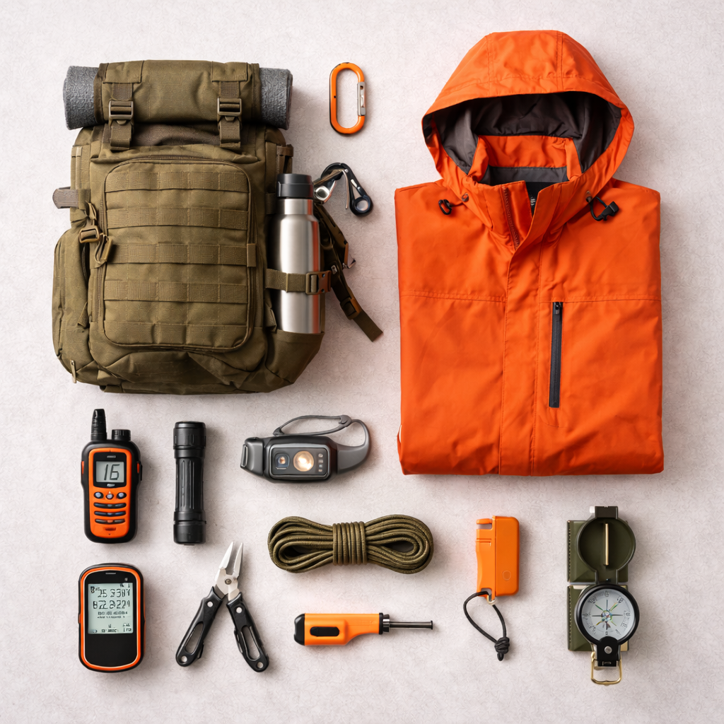 Essentiële veiligheids- en outdooruitrusting