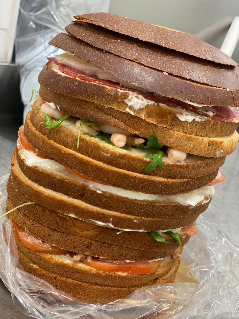 pan canasta per eventi