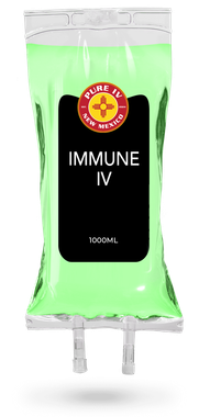 A pink bag that says morning sickness iv on it