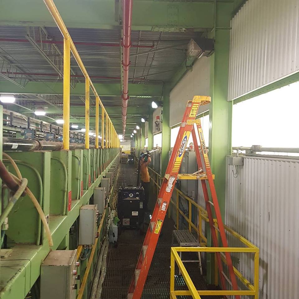 Eco Valley Restorations Dry Ice Blasting Industrial Cleaning Project